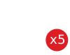 Draw entry x5